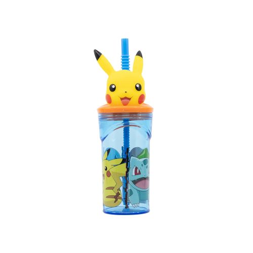 Vaso Alto con Forma 3D Pokémon 18 cm 360ml — Cartoons