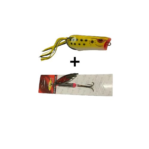 Combo Señuelo anti enganche fishunter + Cuchara Fishunter  