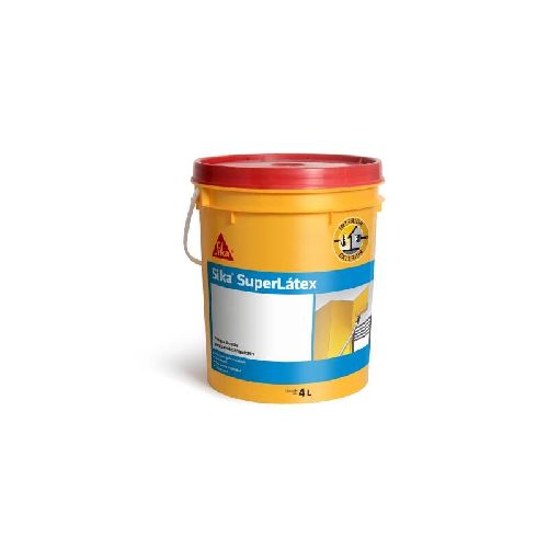 Pintura Látex Lavable Antihongo Superlatex Sika Int Ext  4lt  SIKA