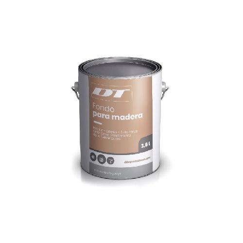 Fondo Para Madera Dt - Exterior Interior 3.6 Lt  