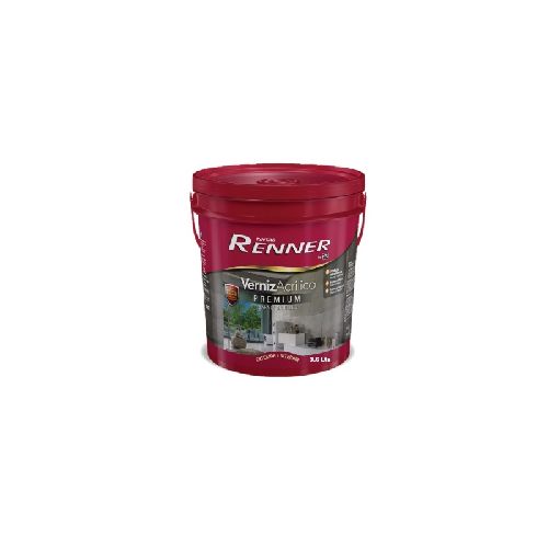 Barniz Acrílico Impermeabilizante Protector Int Ext - 3,6 lt Renner  Pinturas Renner