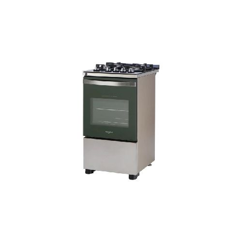 Cocina a Gas 4 hornallas Grill Color Inox Whirlpool  WHIRLPOOL