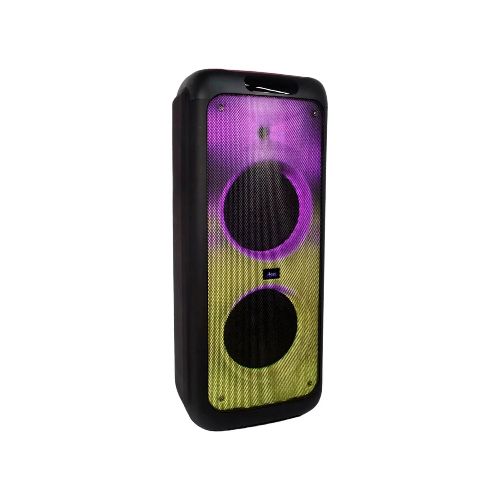 Parlante Caja Activa Bt Radio Usb Rgb Microfono Aek  