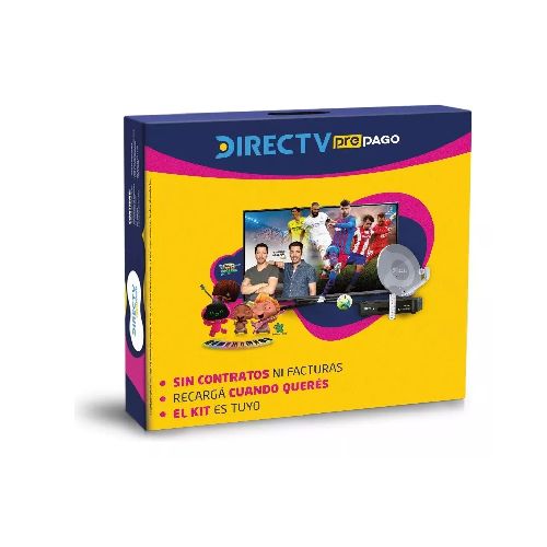 Kit Antena Directv Pre Pago Satelital Hd  