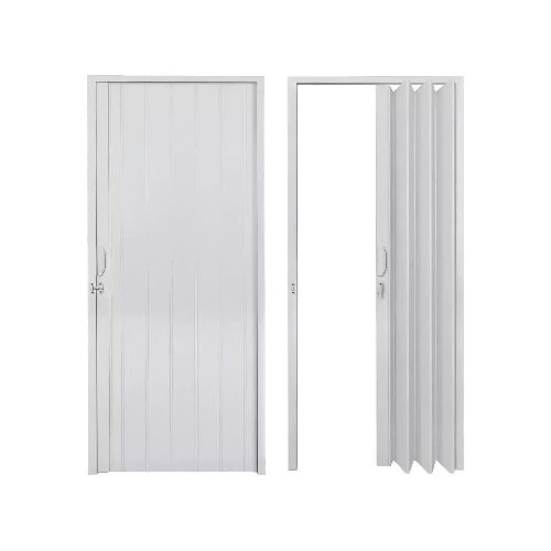 Puerta Plegable Pvc 90x210cm Color Blanco 90b  