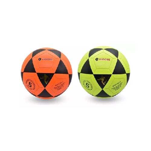 Pelota de fútbol fluo Nº 5 Vigore inflada  