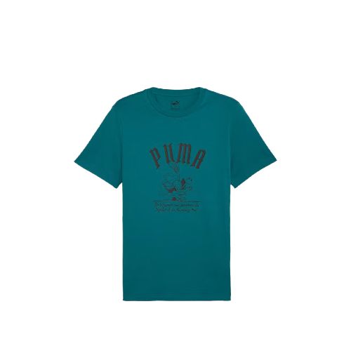 Remera de Hombre Puma Graphics Super Puma - Verde — Peppos