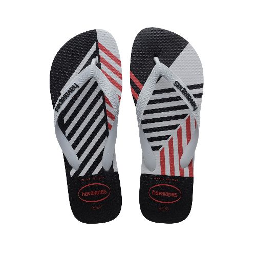 Ojotas de Hombre Havaianas Trend Havaianas - Gris Hielo - Negro — Peppos