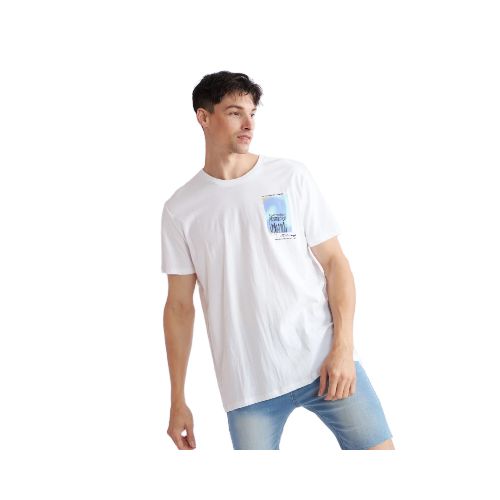 Remera de Hombre N+ Suez N+ - Blanco — Peppos