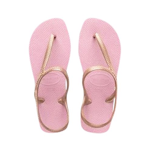 Sandalia de Mujer Havaianas Flash Urban Havaianas - Rosa Ballet - Dorado — Peppos