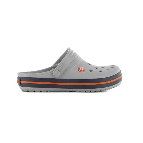 Zueco de Hombre Crocs Crocband Crocs - Gris - Azul Marino — Peppos