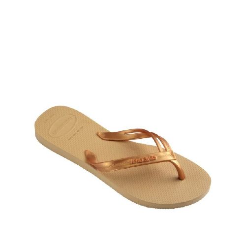 Ojotas de Mujer Havaianas Elegance Havaianas - Dorado — Peppos