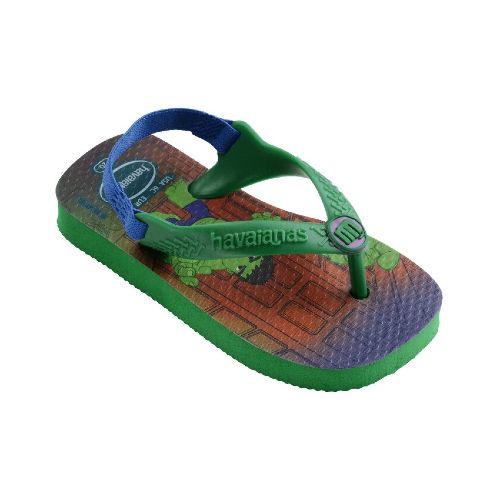 Sandalia de Niños Havaianas New Baby Heroes Havaianas - Verde Patria — Peppos