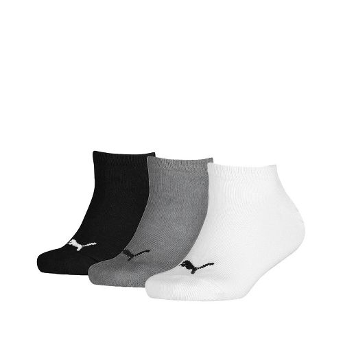 Medias de Hombre Puma x3 Invisible Puma - Gris - Blanco - Negro — Peppos