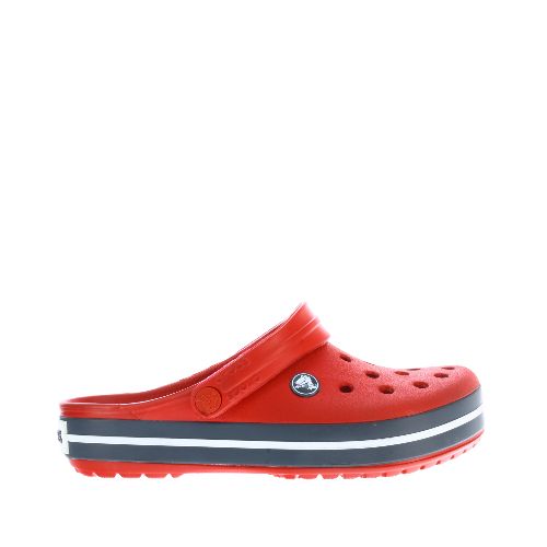 Zueco de Hombre Crocs Crocband Crocs - Rojo - Gris — Peppos