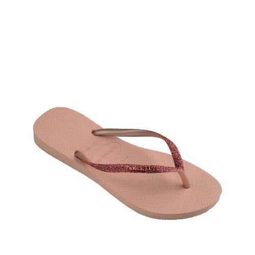 Sandalia de Mujer Havaianas Slim GLitter II Havaianas - Rosa — Peppos