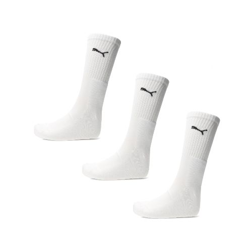 Medias Unisex Puma Pack x3 Puma - Blanco — Peppos