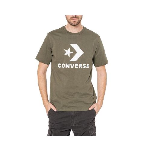 Remera de Hombre Converse - All Star Chevron Converse - Verde Oliva — Peppos