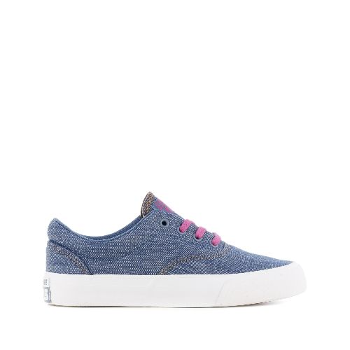 Championes de Mujer Converse All Star Skid Grip Ox Converse - Azul Jean — Peppos