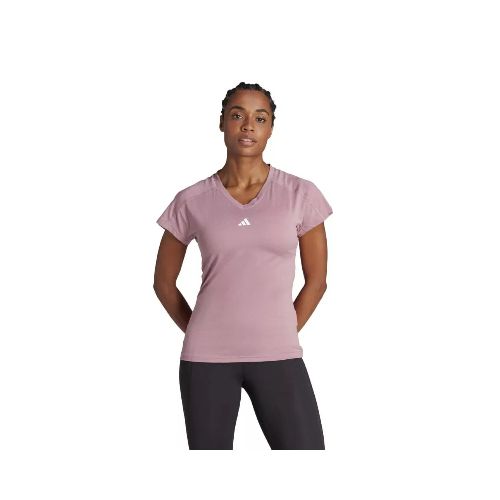 Remera de Mujer Adidas Minimalista Aeroready Train Essentials Adidas - Violeta Malva — Peppos