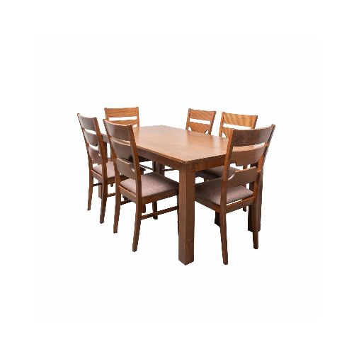 JUEGO DE COMEDOR 6 SILLAS HV MALTA — Alfa Ventas