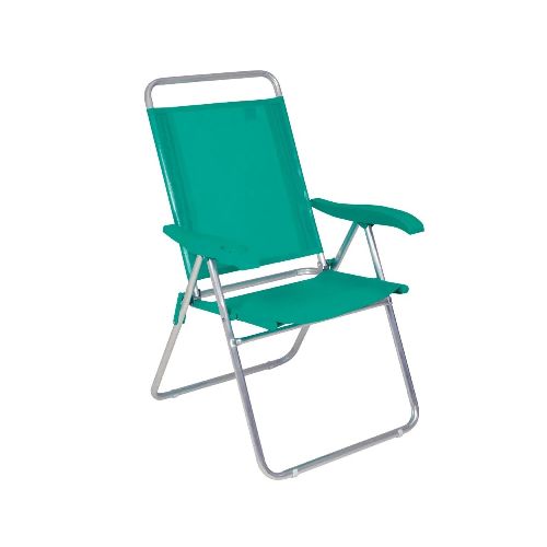 SILLA PLEGABLE DE ALUMINIO BOREAL 4 POSICIONES VERDE — Alfa Ventas