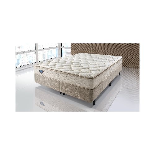 ECOFLEX- CONJUNTO SOMMIER 2 PLAZAS D60 C/PILLOW 158X198X025 — Alfa Ventas