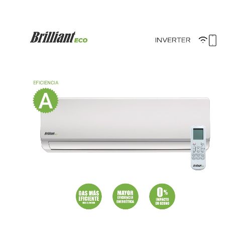 AIRE ACONDICIONADO BRILLIANT INVERTER 12000 BTU — Alfa Ventas