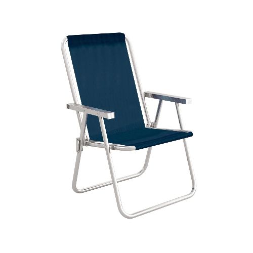 SILLA PLEGABLE DE ALUMINIO CONFORTO MOR 2158 AZUL MARINO — Alfa Ventas