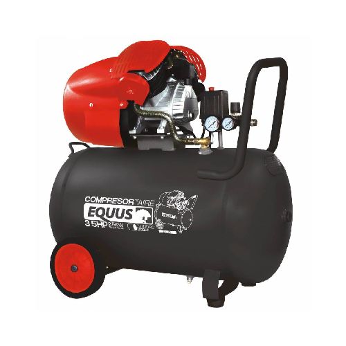 Compresor Monofásico 3.5 HP 100L Equus Con Doble Cilindro 402L/Min  