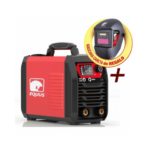 Soldadora Inverter Equus IGBT 2 en 1 MMA-TIG LIFT con ARCO FORZADO 200A + Mascara de soldar de regalo  