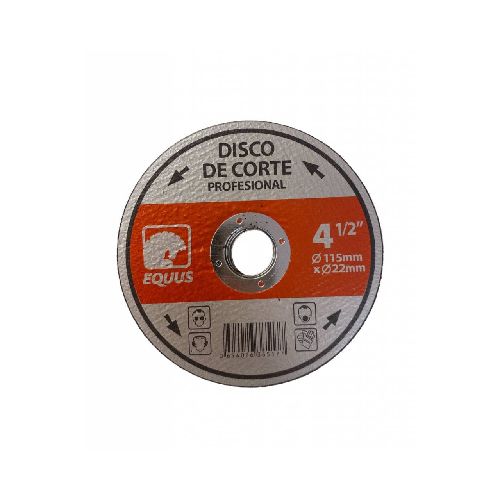 Discos De Corte Equus 4 ½'' Pack X 10 Unidades  