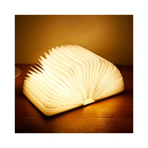 Lámpara Libro 3D LED, Luz Nocturna Recargable y Decorativa  