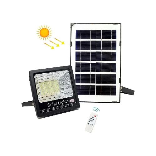 Foco Solar Led con Fotocélula 30W con Control  