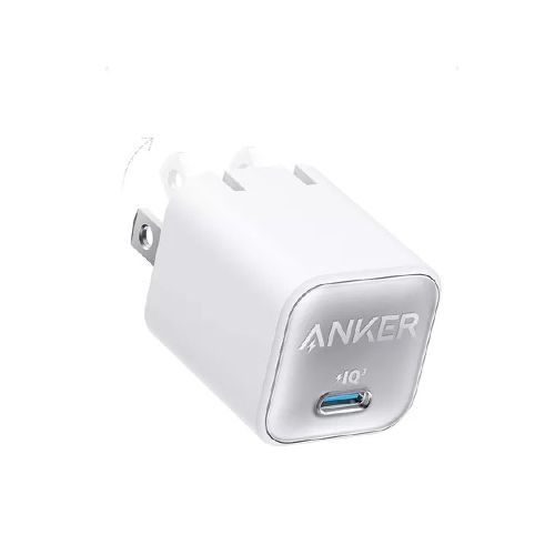 Cargador ANKER 511 (Nano 3, 30W) White — Oportuna