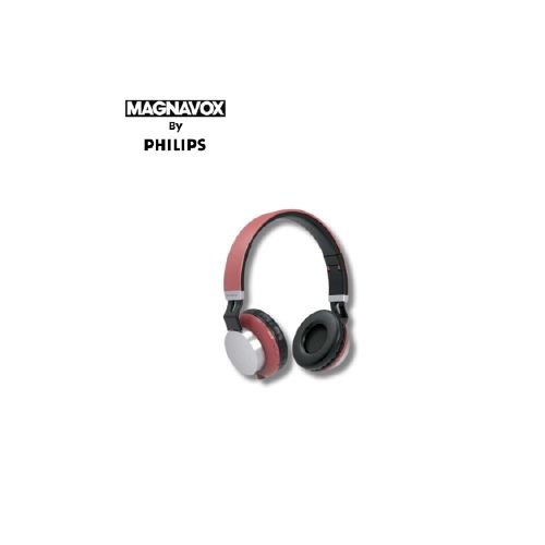 Auricular MAGNAVOX Vincha BT Rojo MBH4421-M0  MAGNAVOX By Philips