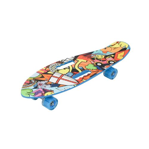 Skate Longboard Patineta Ruedas Siliciona Trucks Aluminio - Color Variante Azul — Atrix