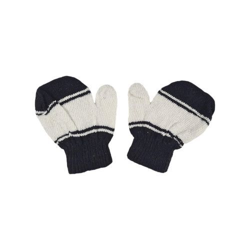 Guantes Niños Infantil Invierno Abrigaditos Frio Calidad - Variante Color Negro/Blanco — Atrix