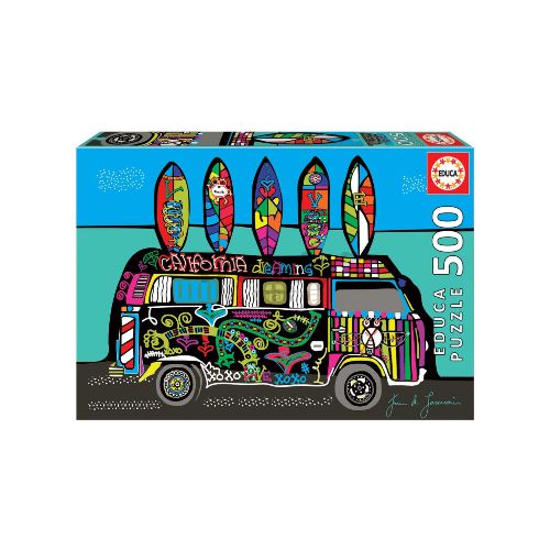 Puzzle Rompecabeza 500 Piezas California Dreaming Van Educa — Atrix