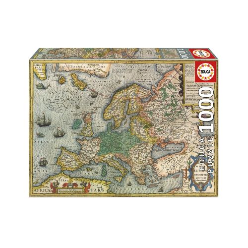 Puzzle Rompecabeza Educa Mapa Europa Antiguo 1000 Piezas — Atrix