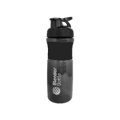 Caramañola Botella Deportiva Mezcladora Shaker Calidad - Variante Color Negro — Atrix