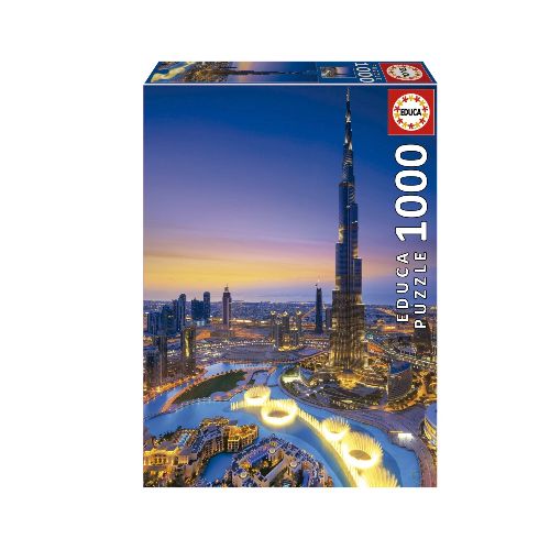 Puzzle Burj Khalifa Educa 1000 Piezas Rompecabeza Paisaje — Atrix