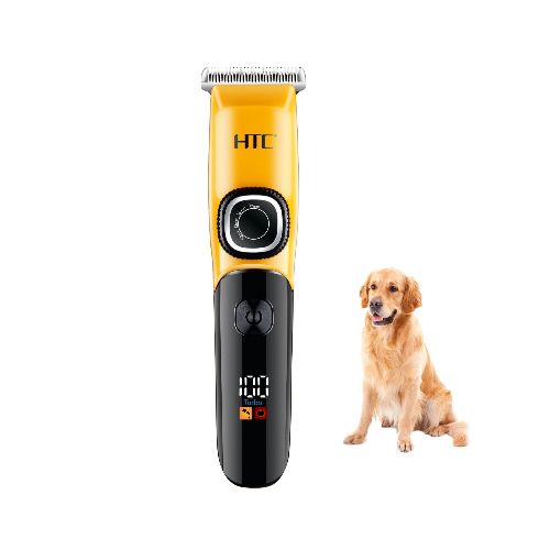 Corta Pelo Mascota Perro Inalambrico Esquiladora Profesional - Variante Color Negro Naranja — Atrix