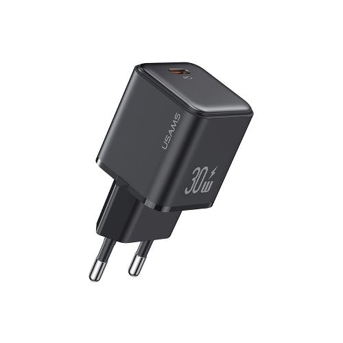 Cargador Pared Ficha Puerto Usb-C Carga Rapida 30w Usams - Color Variante Negro — Atrix