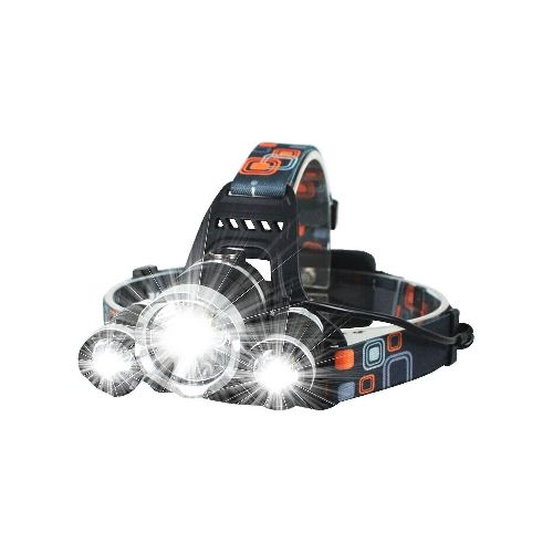 Linterna Cabeza Minero 3 Led Recargable T6 + Luz Emergencia — Atrix