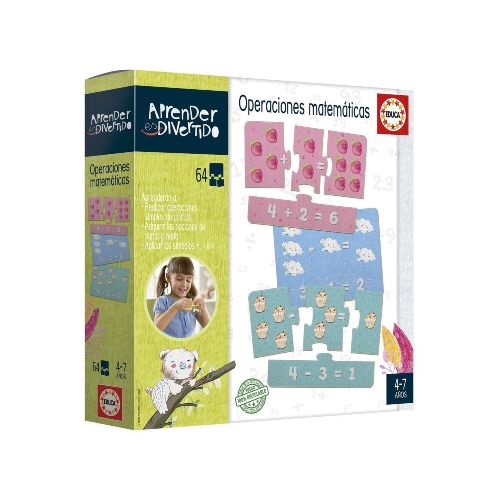 Puzzle Aprender Operaciones Matematicas Rompecabezas Educa — Atrix