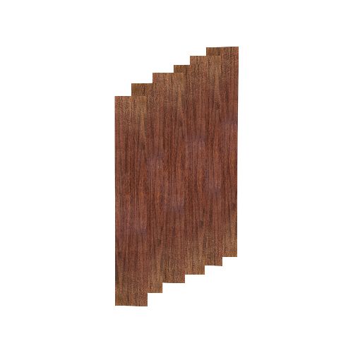 Piso Flotante Vinilico 10 M2 Diseño Madera Tabla De Pegar ® - Variante Color Marron Oscuro — Atrix