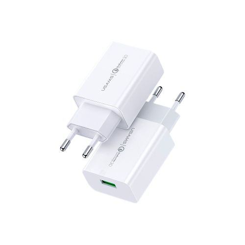 Ficha Cargador De Pared Carga Rapida 18w Adaptador Usam — Atrix