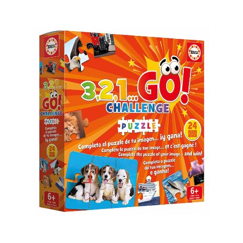 Juego Infantil Didactico 3 2 1 Go Puzzle Rompecabeza Educa — Atrix