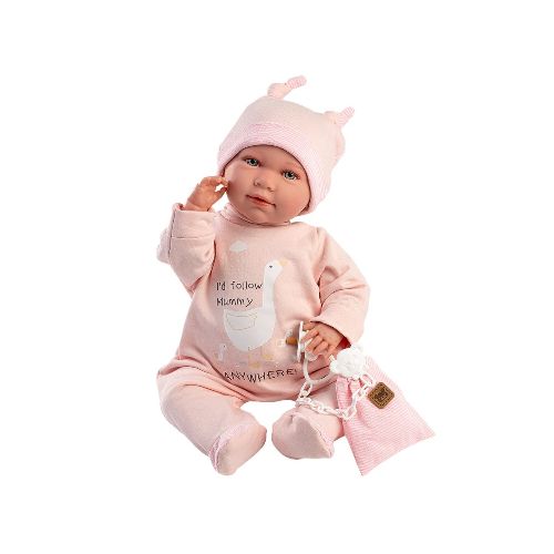 Muñeca Llorens Bebe Mimi Llorona Con Pijama Rosa 42cm - Modelo MImi PIjama — Atrix